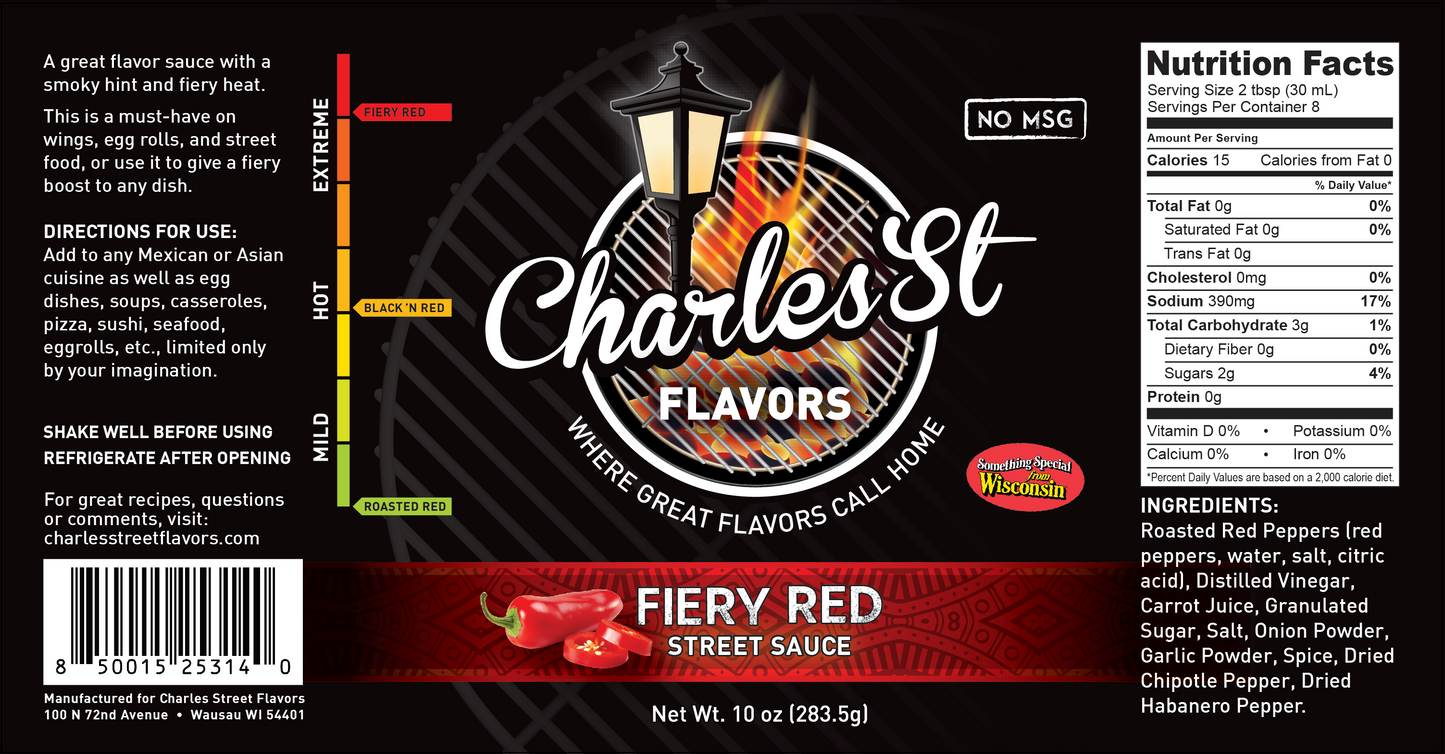 Fiery Red - Street Sauce