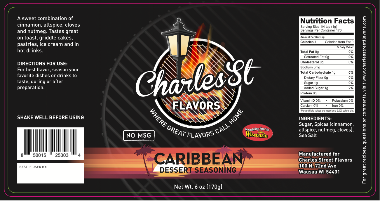 Caribbean Dessert Seasoning