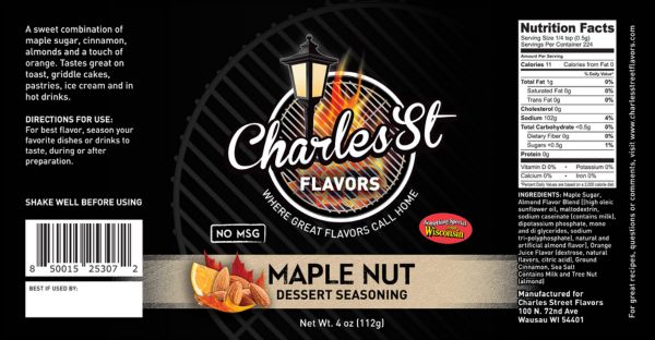 Maple Nut Dessert Seasoning